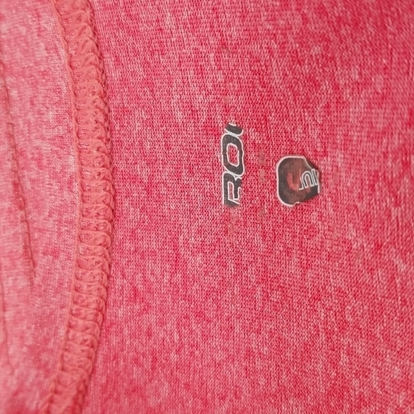 Brooks Running EST. SZ XS Orange Red Run Happy Fitted Dry Fit T Shirt **READ** - Picture 5 of 6